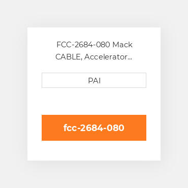 FCC-2684-080 Mack CABLE, Accelerator Control(80in) Кабель