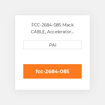 FCC-2684-085 Mack CABLE, Accelerator Control(85in) Кабель
