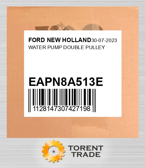 EAPN8A513E Водяний насос з подвійним шківом FORD NEW HOLLAND NEW AFTERMARKET