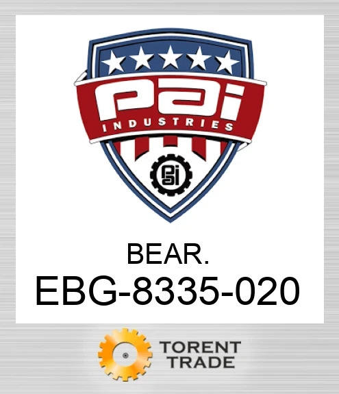 EBG-8335-020 Bear PAI INDUSTRIES