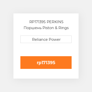 RP171395 PERKINS Поршень Piston & Rings