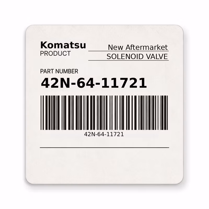 42N-64-11721 SOLENOID VALVE fits Komatsu (New Aftermarket)
