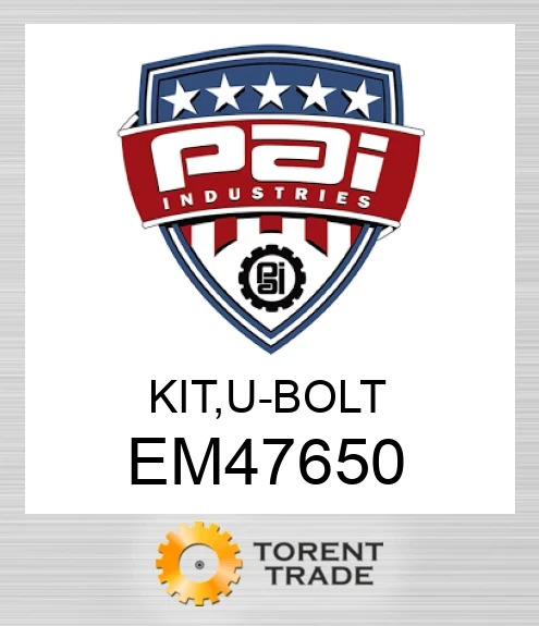 EM47650 Комплект, u - bolt PAI INDUSTRIES