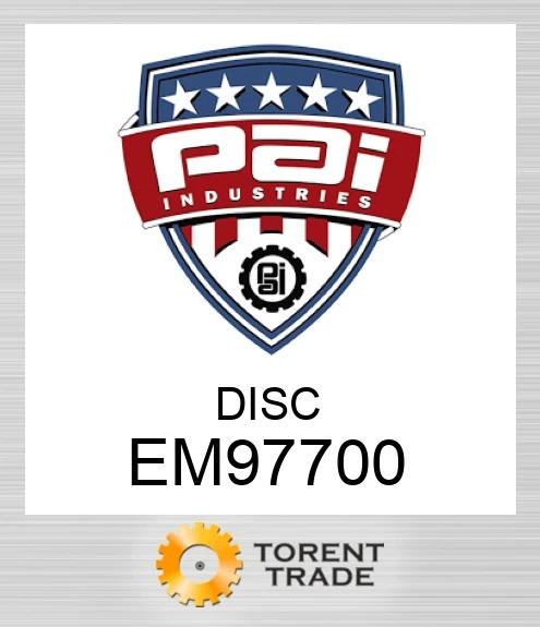 EM97700 Disc PAI INDUSTRIES