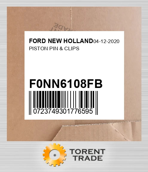 F0NN6108FB Поршень, палець і кліпси FORD NEW HOLLAND NEW AFTERMARKET