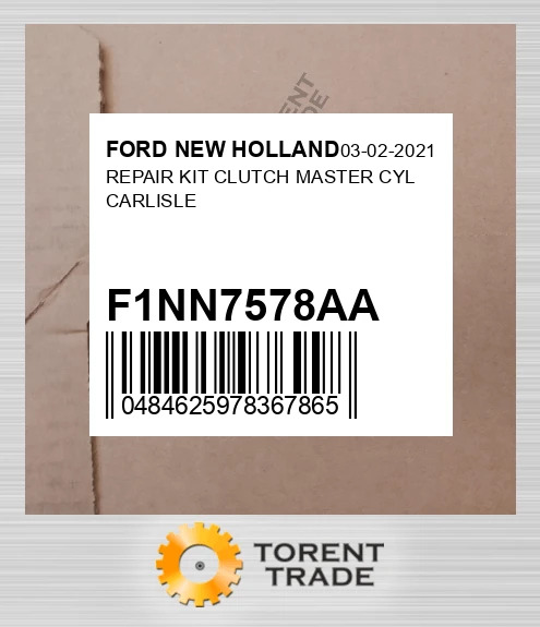 F1NN7578AA REPAIR комплект, зчеплення MASTER циліндр CARLISLE FORD NEW HOLLAND NEW AFTERMARKET