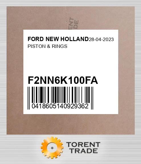 F2NN6K100FA Поршень & RINGS FORD NEW HOLLAND NEW AFTERMARKET
