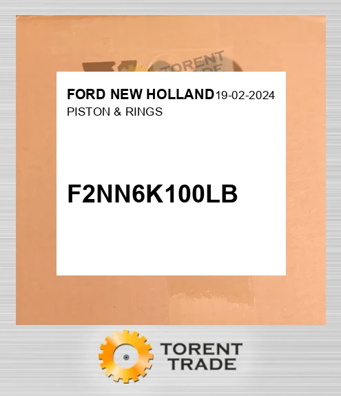 F2NN6K100LB Поршень & RINGS FORD NEW HOLLAND NEW AFTERMARKET