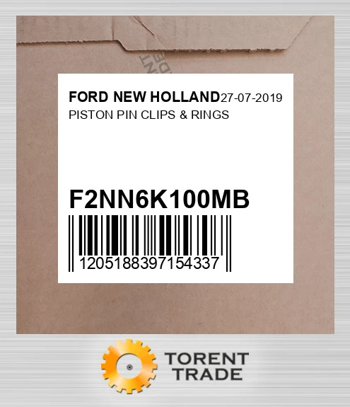 F2NN6K100MB Поршень, Палець, Кліпси & RINGS FORD NEW HOLLAND NEW AFTERMARKET