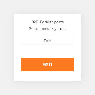 9211 Forklift parts Зчіплююча муфта Coupling - Synflex Jic 37 Deg Female Swivel