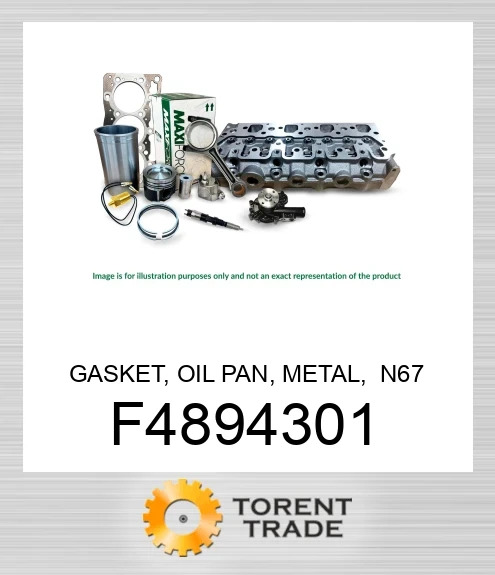 F4894301 Прокладка, масляний піддон, металевий, N67MAXIFORCE