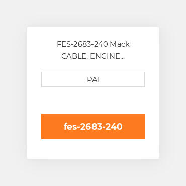 FES-2683-240 Mack CABLE, ENGINE Stop(240in) Кабель