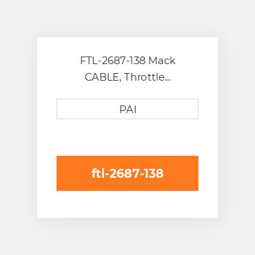 FTL-2687-138 Mack CABLE, Throttle Lock(138in) Кабель