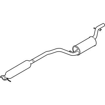 M2DZ-15K601-D Передній глушник у зборі