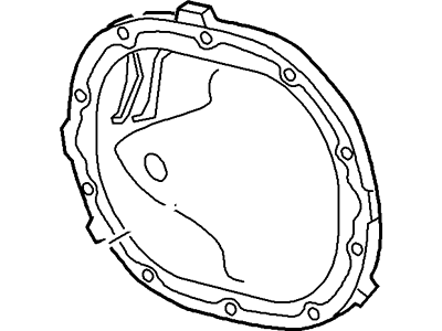 F75Z-7A030-MA Кришка корпусу задньої осі