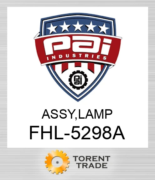 FHL-5298A Assy, lamp PAI INDUSTRIES