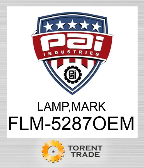 FLM-5287OEM Lamp, mark PAI INDUSTRIES