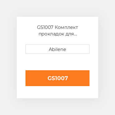 GS1007 Комплект прокладок для капремонту CASE NEW AFTERMARKET