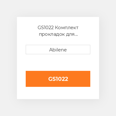GS1022 Комплект прокладок для капремонту без сальників OLIVER NEW AFTERMARKET