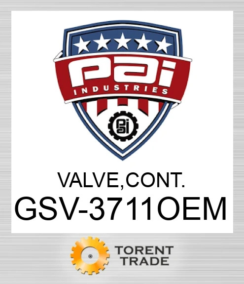 GSV-3711OEM Клапан, cont PAI INDUSTRIES