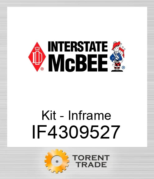IF4309527 Комплект внутрішньорамного ремонту NEW AFTERMARKET INTERSTATE MCBEE