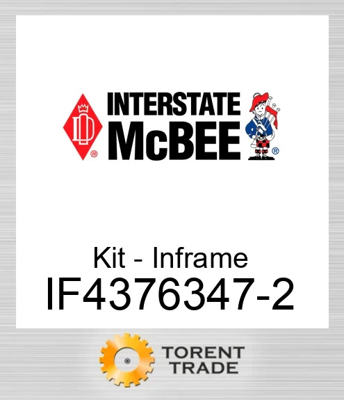 IF4376347-2 Комплект внутрішньорамного ремонту NEW AFTERMARKET INTERSTATE MCBEE