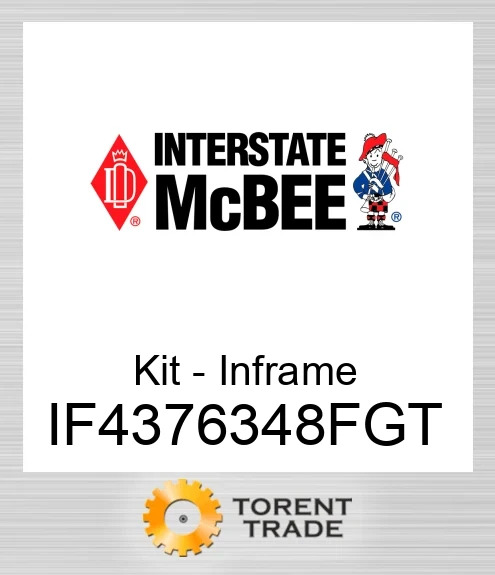IF4376348FGT Комплект внутрішньорамного ремонту – 0.50mm NEW AFTERMARKET INTERSTATE MCBEE
