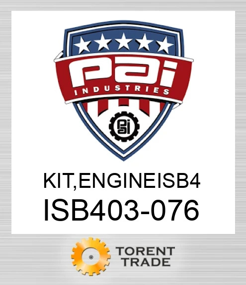 ISB403-076 Комплект, двигун isb 4 PAI INDUSTRIES