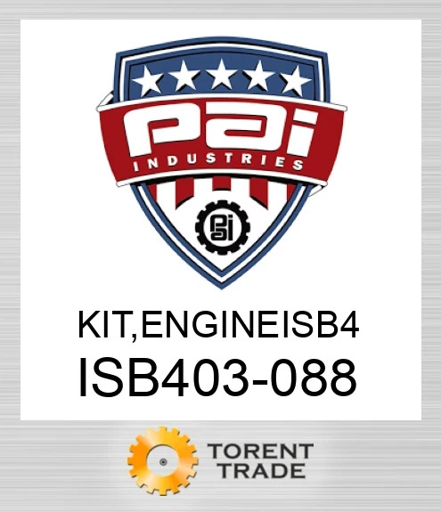 ISB403-088 Комплект, двигун isb 4 PAI INDUSTRIES