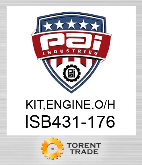 ISB431-176 Комплект, двигун капітальний ремонт PAI INDUSTRIES