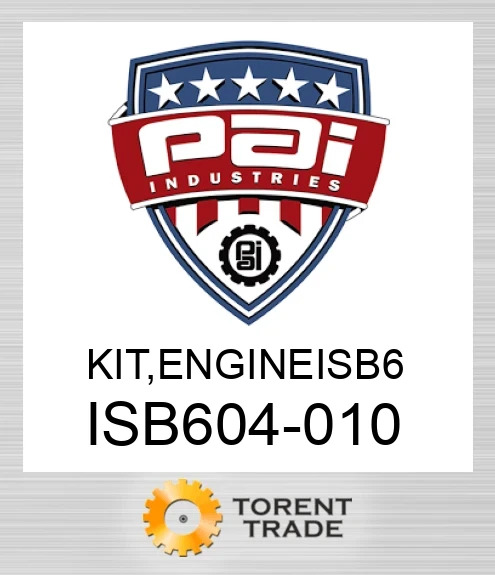 ISB604-010 Комплект, двигун isb 6 PAI INDUSTRIES