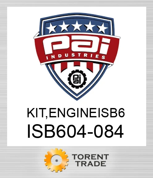 ISB604-084 Комплект, двигун isb 6 PAI INDUSTRIES