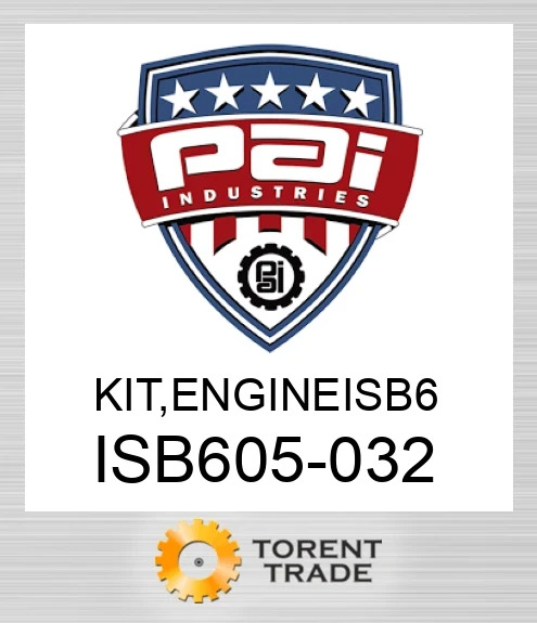 ISB605-032 Комплект, двигун isb 6 PAI INDUSTRIES