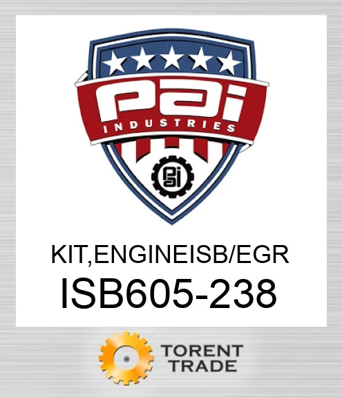 ISB605-238 Комплект, двигун isb/egr PAI INDUSTRIES