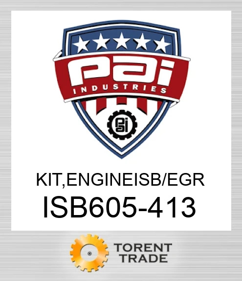 ISB605-413 Комплект, двигун isb/egr PAI INDUSTRIES