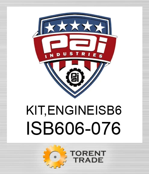 ISB606-076 Комплект, двигун isb 6 PAI INDUSTRIES