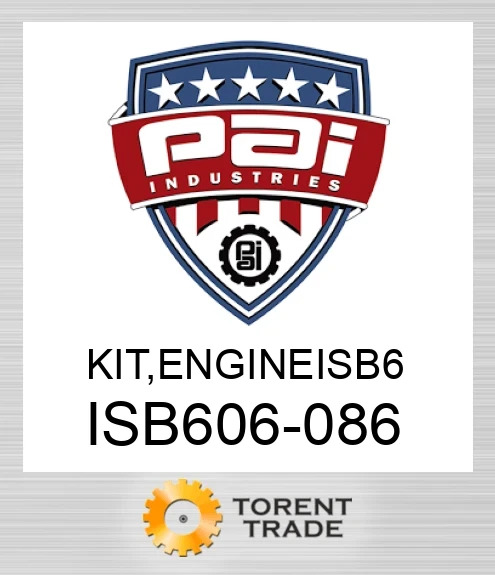 ISB606-086 Комплект, двигун isb 6 PAI INDUSTRIES