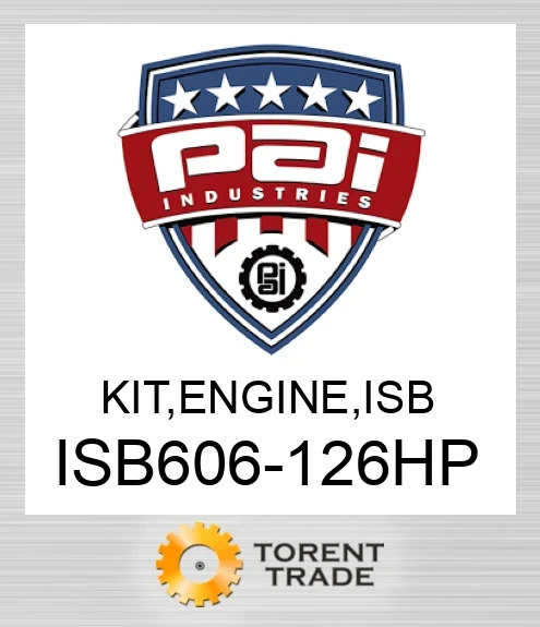 ISB606-126HP Комплект, двигун , isb PAI INDUSTRIES
