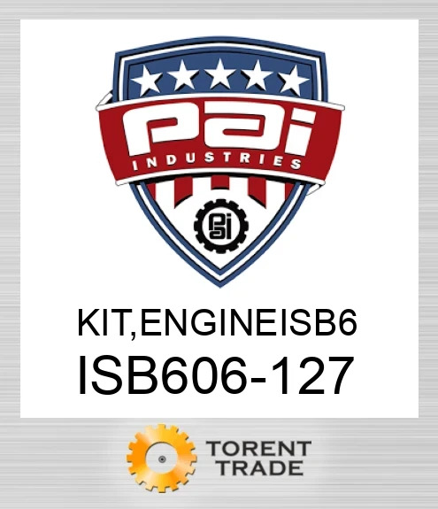 ISB606-127 Комплект, двигун isb 6 PAI INDUSTRIES