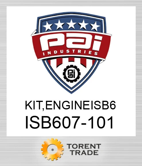 ISB607-101 Комплект, двигун isb 6 PAI INDUSTRIES