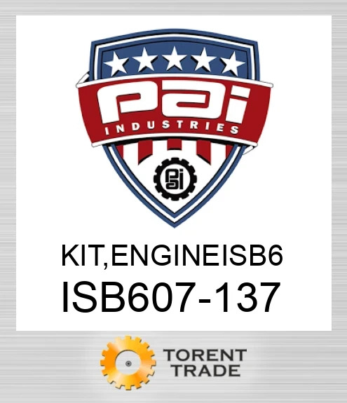 ISB607-137 Комплект, двигун isb 6 PAI INDUSTRIES