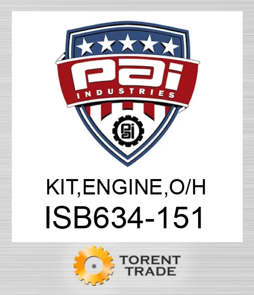 ISB634-151 Комплект, двигун , капітальний ремонт PAI INDUSTRIES