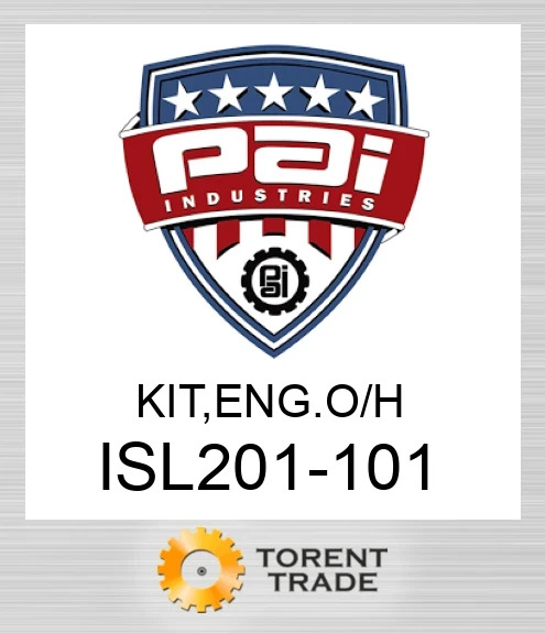 ISL201-101 Комплект, двигун капітальний ремонт PAI INDUSTRIES