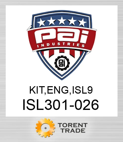 ISL301-026 Комплект, двигун , isl 9 PAI INDUSTRIES