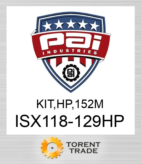 ISX118-129HP Комплект, hp, 152 m PAI INDUSTRIES