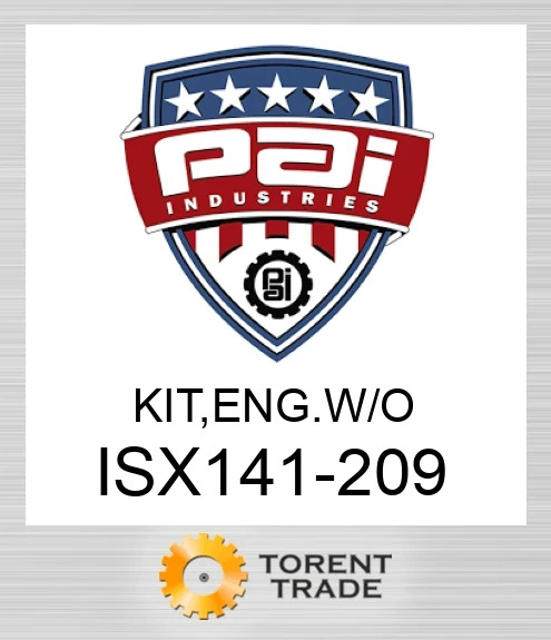 ISX141-209 Комплект, двигун без PAI INDUSTRIES