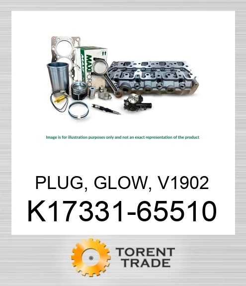 K17331-65510 Свічка накалу, V1902  MAXIFORCE
