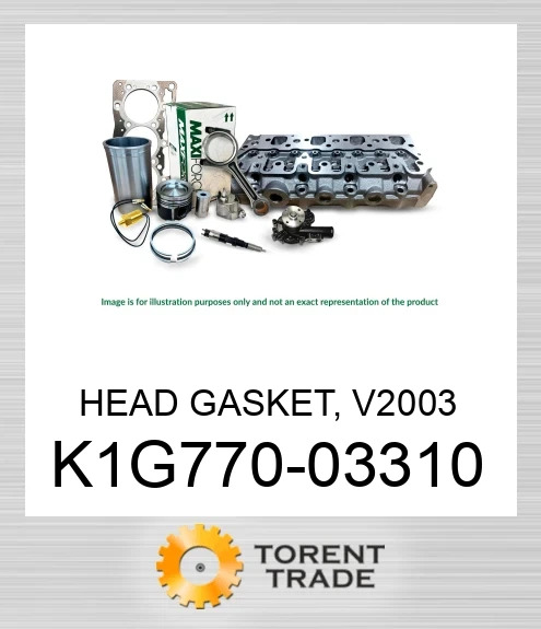 K1G770-03310 Прокладка головки, V2003  MAXIFORCE