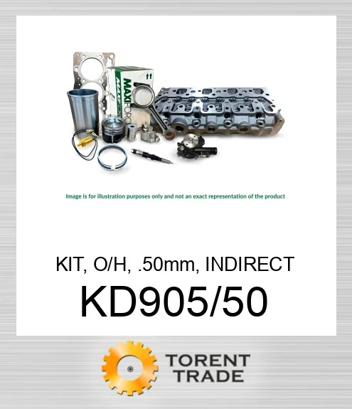 KD905/50 Комплект, капітальний ремонт, 0.50 мм, непряме впорскування, D905 MAXIFORCE
