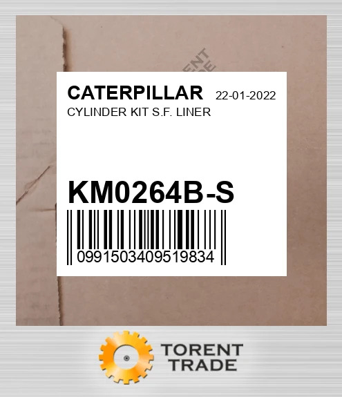 KM0264B-S Циліндр комплект S.F. Гільза CATERPILLAR NEW AFTERMARKET